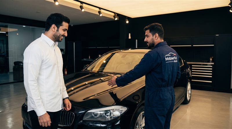 Ahmed K. at Motowrkz Auto
